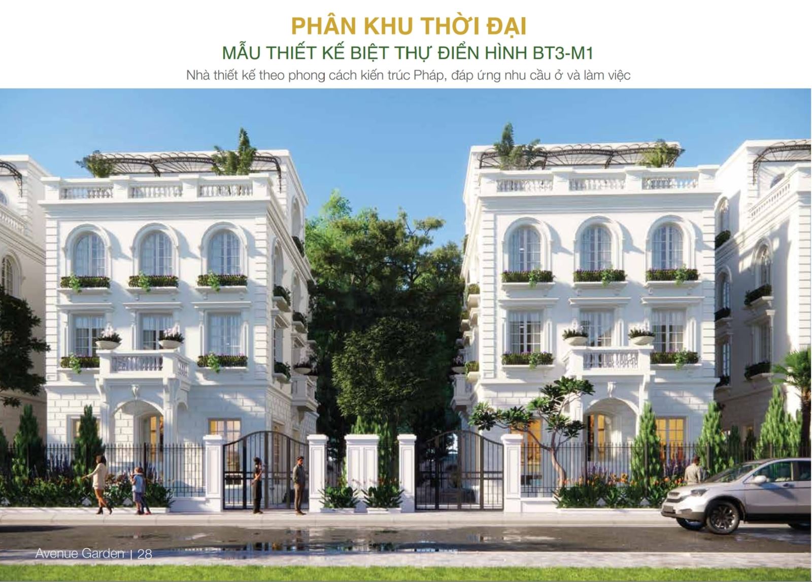 Biệt thự Avenue Garden Tây Thăng Long