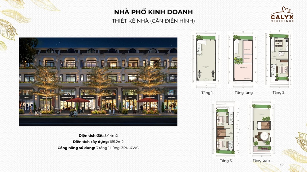 Nhà phố kinh doanh