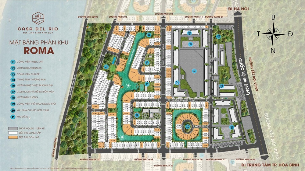 Phân khu Roma – Vẻ đẹp cổ điển và tiện ích đẳng cấp