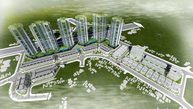 Liền Kề, Biệt Thự|Hacinco Nguyễn Xiển – Mặt bằng và Giá bán