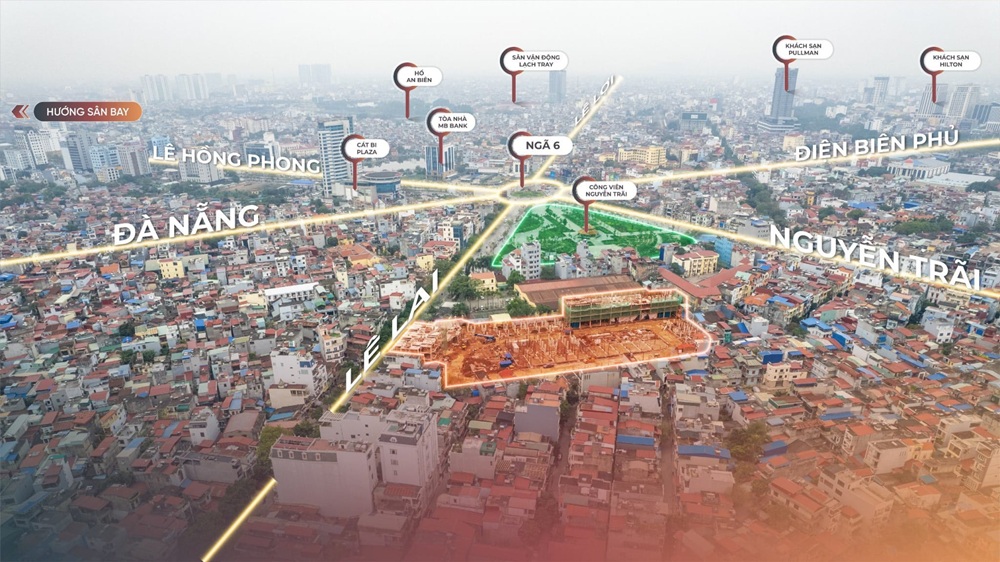 Vị trí đắc địa của dự án Harbour Center Hải Phòng