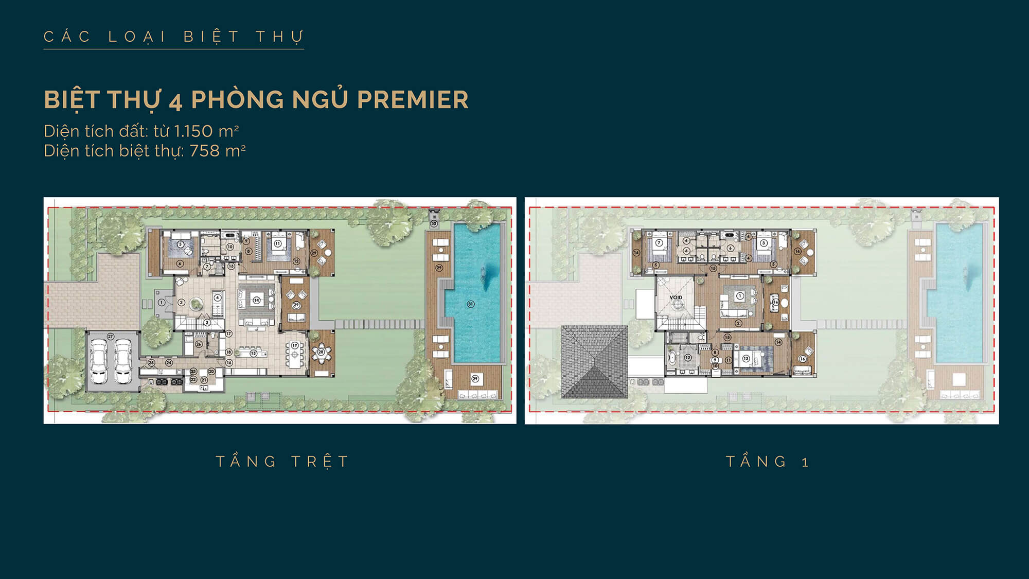 Mặt bằng dự án Hoiana Shores Golf Villas