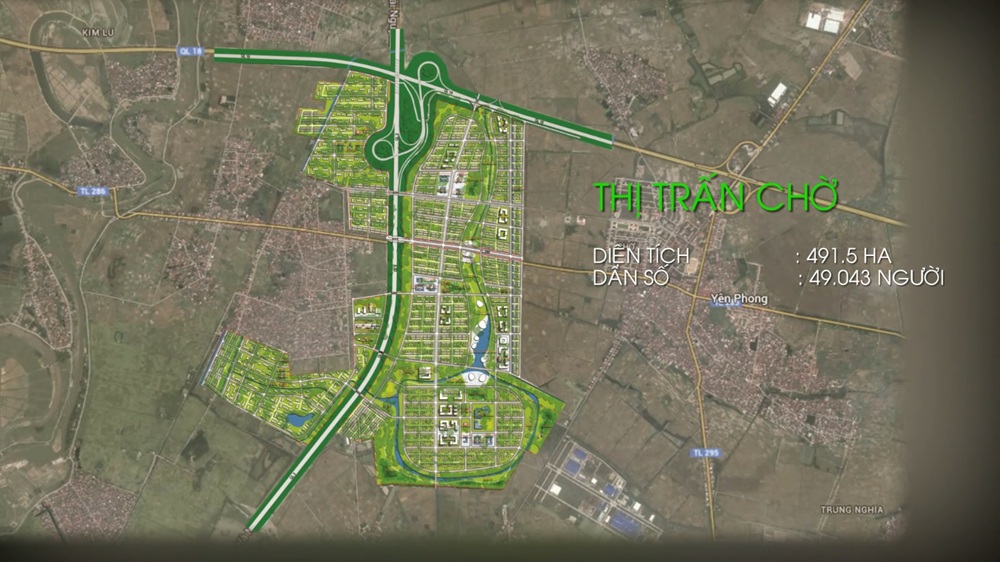 Vị trí dự án Kim Đô Policity Yên Phong