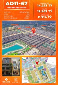 Liền kề lô AD11-67, phân khu Ánh Dương, Vinhomes Ocean Park 3