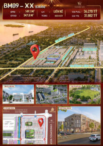 Nhà phố liền kề BM09-XX, phân khu Hừng Đông, Vinhomes Đan Phượng