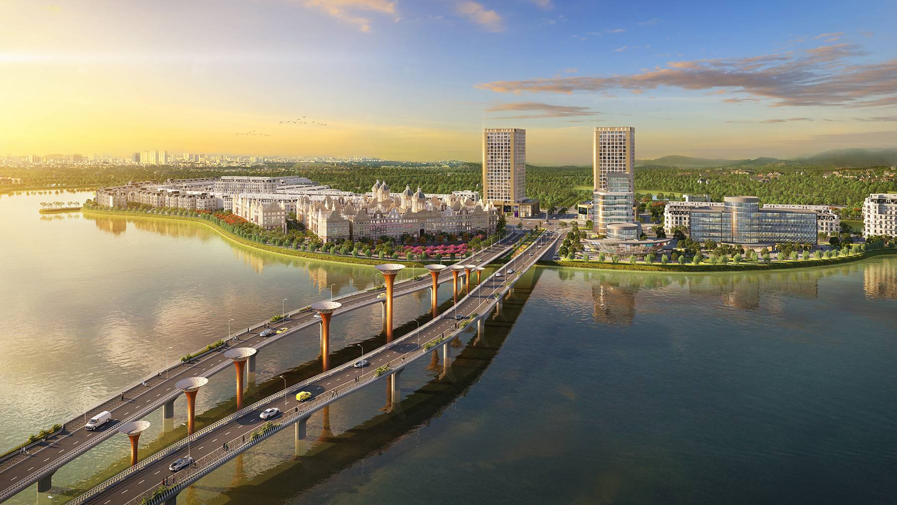 Tiện ích dự án River Bay Bắc Đầm Vạc Vĩnh Yên