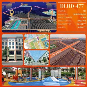 Shophouse lô DLHD-477, Đại lộ Hừng Đông, Vinhomes Ocean Park 3