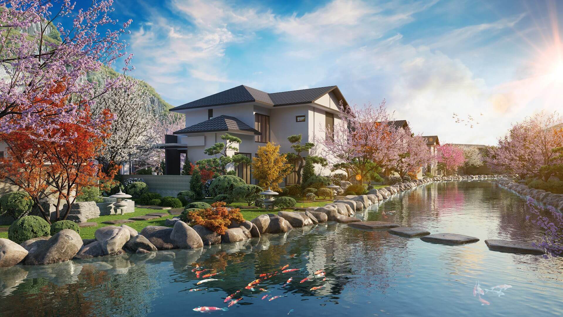 THIẾT KẾ BIỆT THỰ SUN ONSEN VILLAGE