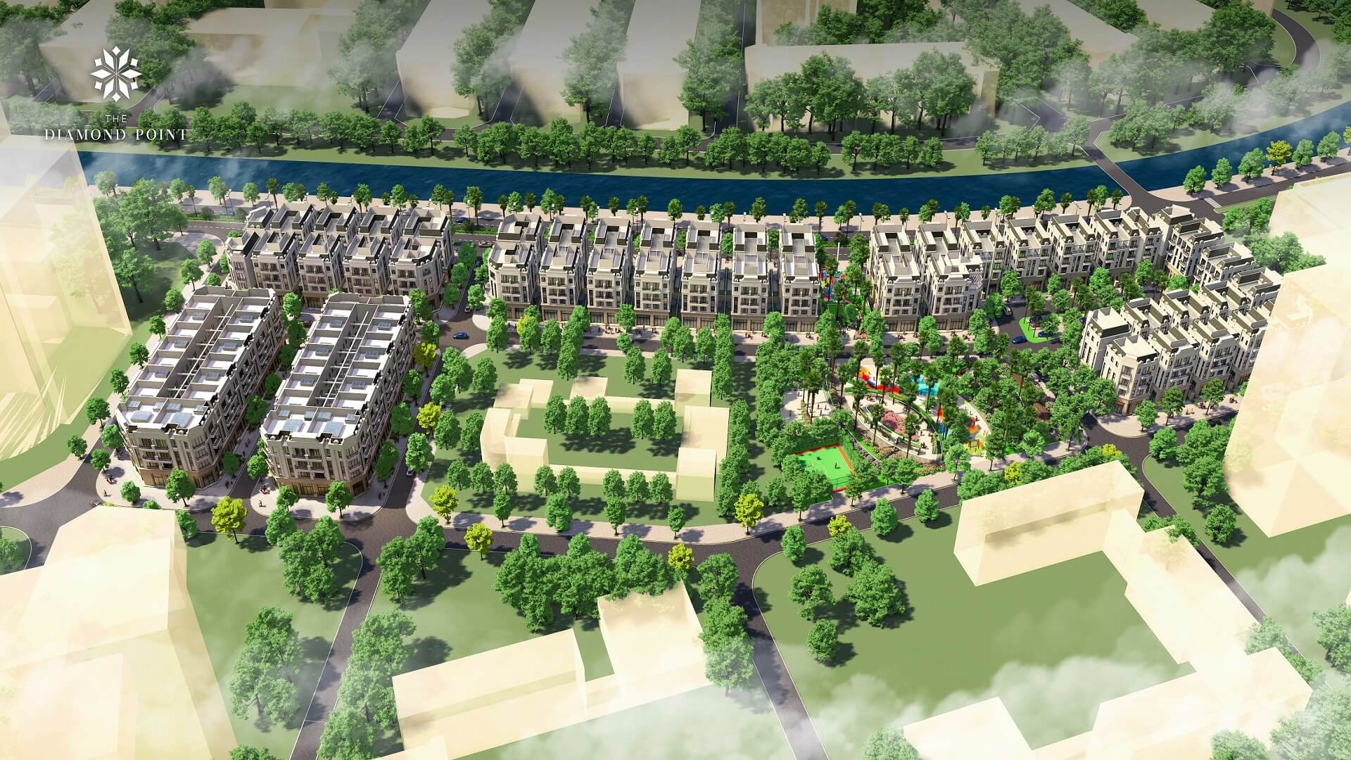 Tiện ích đẳng cấp tại dự án The Diamond Point Phúc Đồng