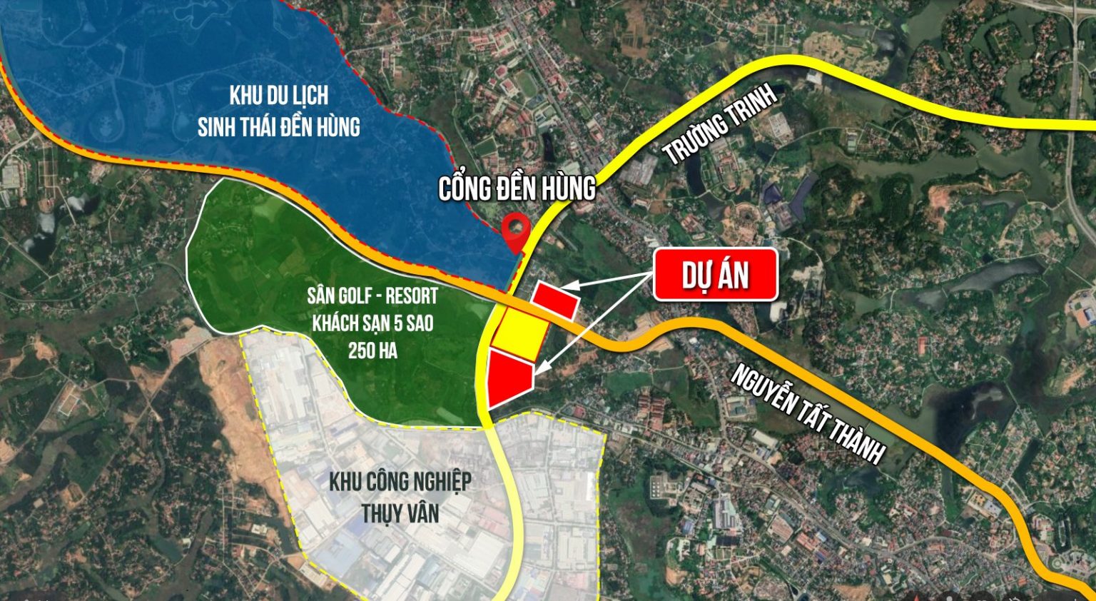 Vị trí đắc địa của dự án Việt Trì Spring City