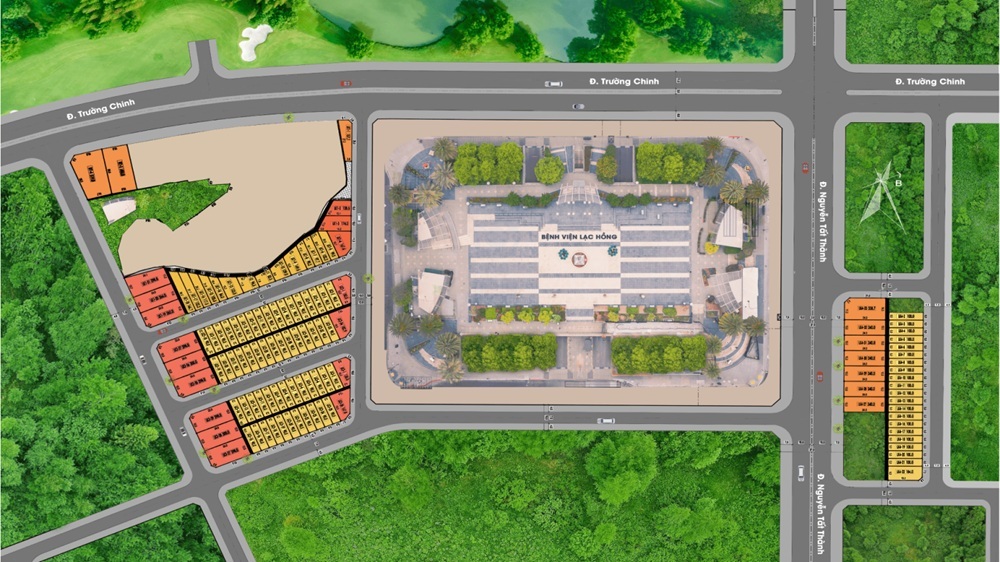 Mặt bằng tổng thể dự án Việt Trì Spring City Phú Thọ