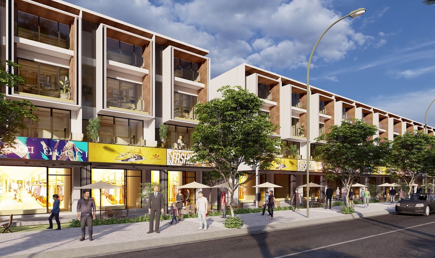 Nhà phố thương mại Shophouse dự án Nam Long Central Lake